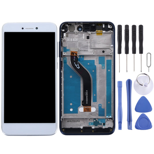 OEM LCD Screen for Huawei Honor 8 Lite Digitizer Full Assembly with Frame (White) by buy2fix