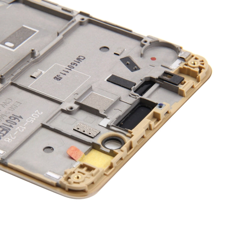 For Huawei Honor 5X / GR5 Front Housing LCD Frame Bezel Plate(Gold) - Frame Bezel Plate by buy2fix | Online Shopping UK | buy2fix