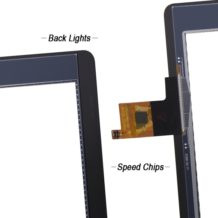 Touch Panel for Huawei MediaPad S7-301 S7-301U S7-303U(Black) - Touch Panel by buy2fix | Online Shopping UK | buy2fix