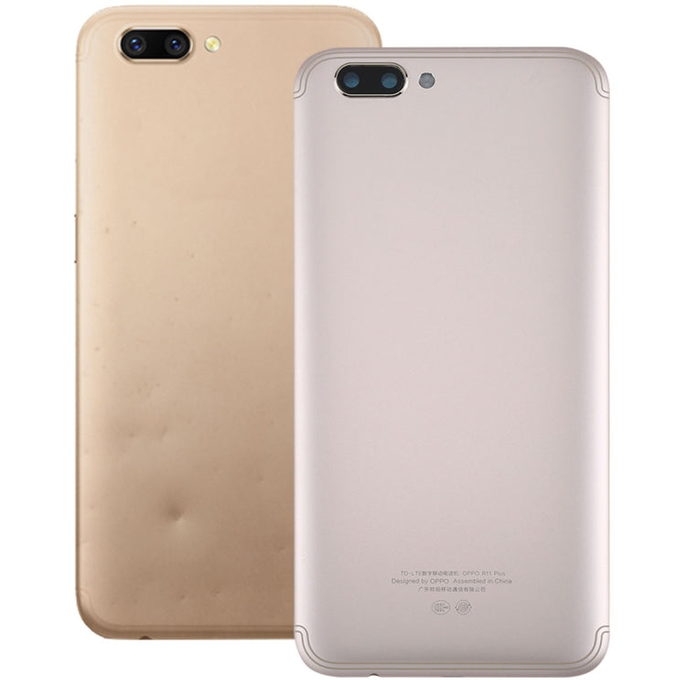For OPPO R11 Plus Back Cover (Gold) - Back Cover by buy2fix | Online Shopping UK | buy2fix