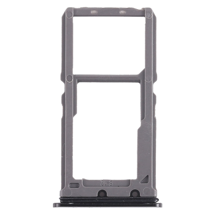 For Vivo X21 SIM Card Tray + SIM Card Tray / Micro SD Card Tray (Black) - Card Tray by buy2fix | Online Shopping UK | buy2fix