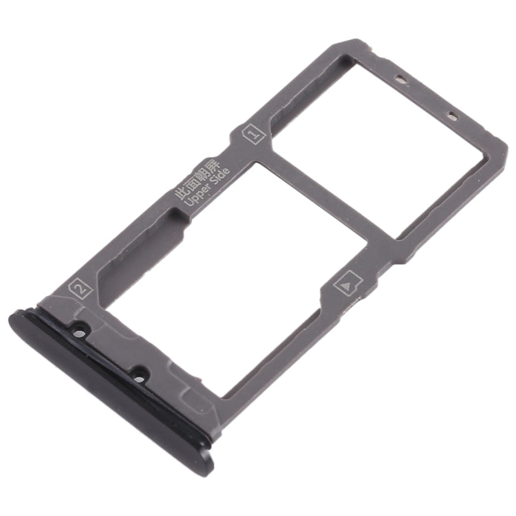 For Vivo X21 SIM Card Tray + SIM Card Tray / Micro SD Card Tray (Black) - Card Tray by buy2fix | Online Shopping UK | buy2fix