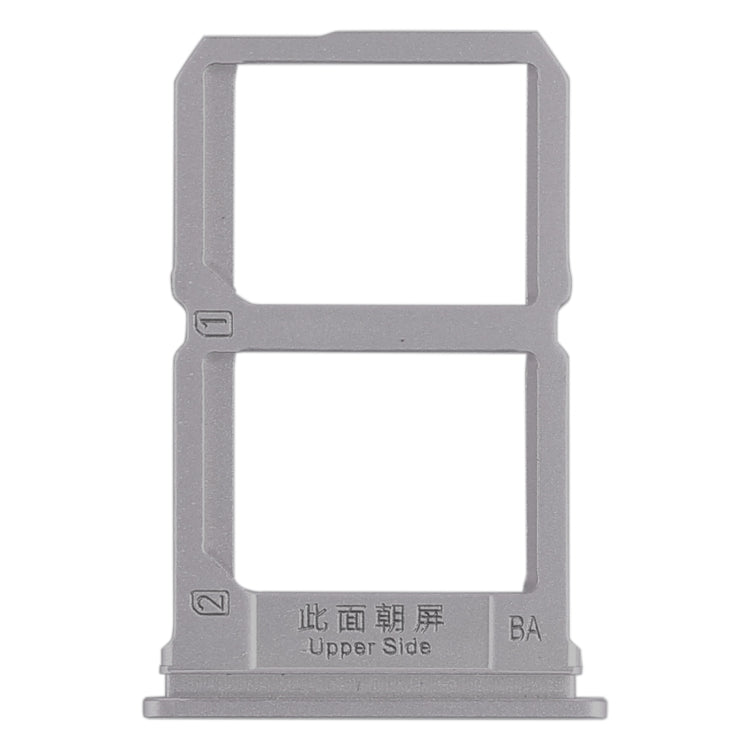 For Vivo X9 2 x SIM Card Tray (Grey) - Card Tray by buy2fix | Online Shopping UK | buy2fix