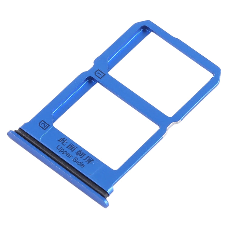 For Vivo X9 2 x SIM Card Tray (Blue) - Card Tray by buy2fix | Online Shopping UK | buy2fix