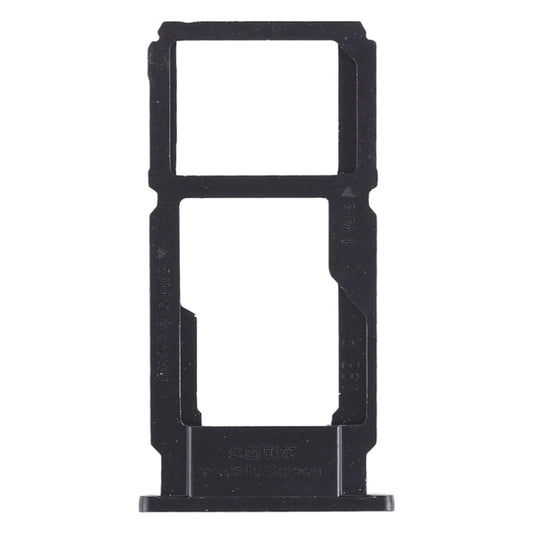 For OPPO R11s SIM Card Tray + SIM Card Tray / Micro SD Card Tray (Black) by buy2fix