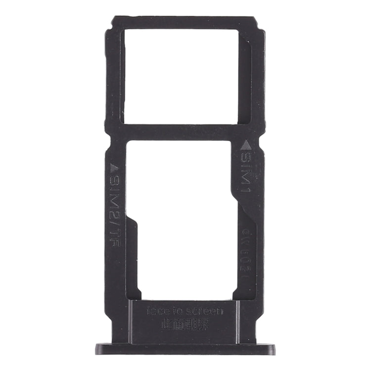 For OPPO R9sk SIM Card Tray + SIM Card Tray / Micro SD Card Tray (Black) - Card Tray by buy2fix | Online Shopping UK | buy2fix