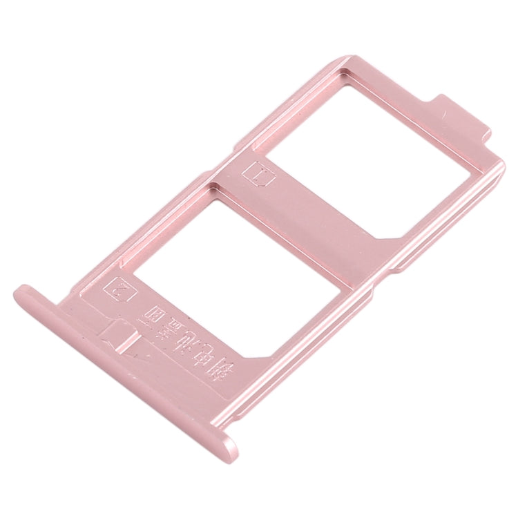 For Vivo X7 Plus 2 x SIM Card Tray (Rose Gold) - Card Tray by buy2fix | Online Shopping UK | buy2fix