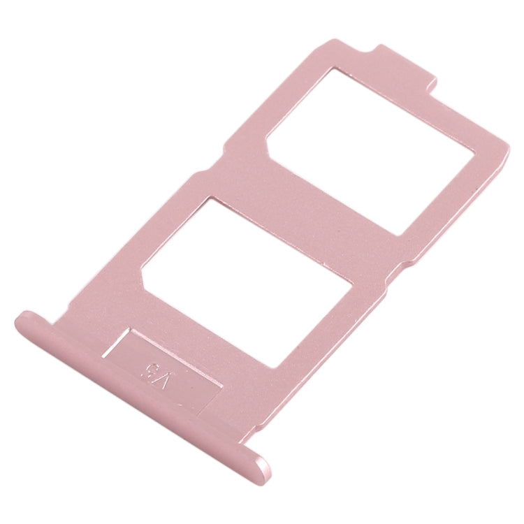For Vivo X7 Plus 2 x SIM Card Tray (Rose Gold) - Card Tray by buy2fix | Online Shopping UK | buy2fix