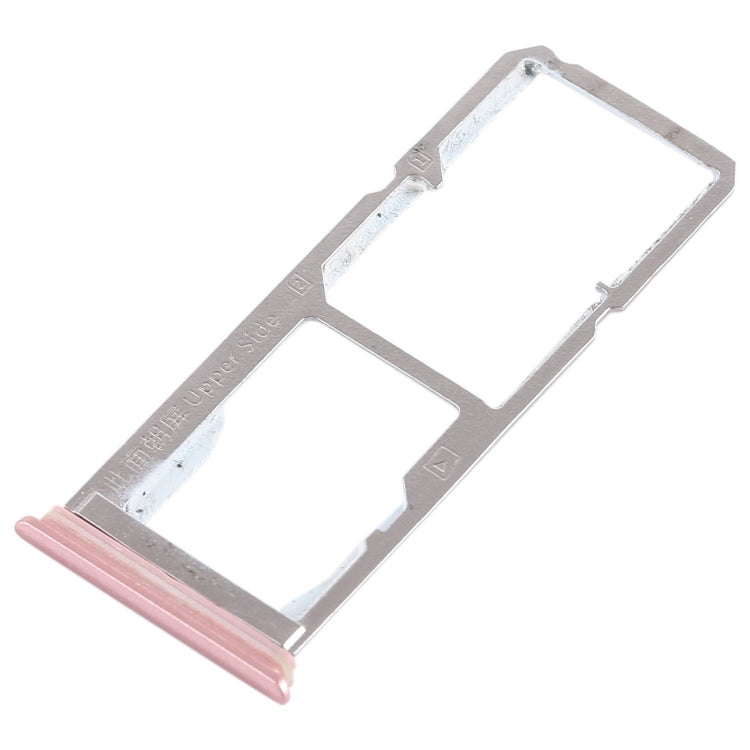 For Vivo Y75 2 x SIM Card Tray + Micro SD Card Tray (Rose Gold) - Card Tray by buy2fix | Online Shopping UK | buy2fix