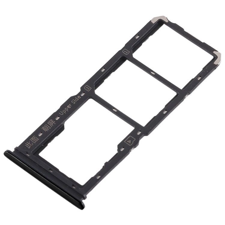 For Vivo Y97 2 x SIM Card Tray + Micro SD Card Tray (Black) - Card Tray by buy2fix | Online Shopping UK | buy2fix