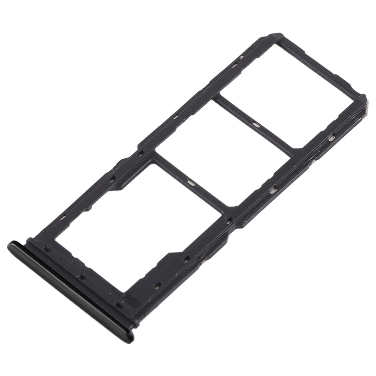 For Vivo Y97 2 x SIM Card Tray + Micro SD Card Tray (Black) - Card Tray by buy2fix | Online Shopping UK | buy2fix