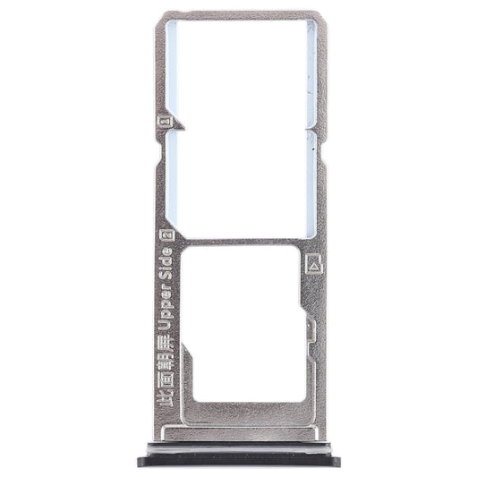 For Vivo Y85 / Z1 / Z1i / V9 Youth / V9 2 x SIM Card Tray + Micro SD Card Tray (Black) by buy2fix