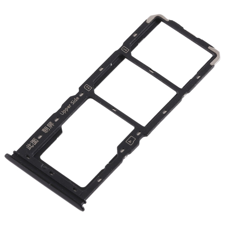 For Vivo Y93 2 x SIM Card Tray + Micro SD Card Tray (Black) - Card Tray by buy2fix | Online Shopping UK | buy2fix