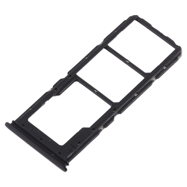 For Vivo Y93 2 x SIM Card Tray + Micro SD Card Tray (Black) - Card Tray by buy2fix | Online Shopping UK | buy2fix