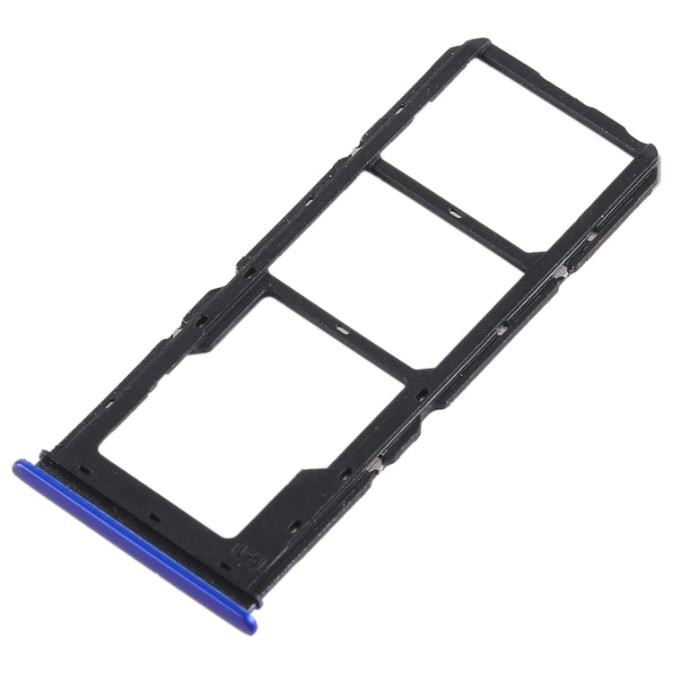 For Vivo Y93 2 x SIM Card Tray + Micro SD Card Tray (Blue) - Card Tray by buy2fix | Online Shopping UK | buy2fix