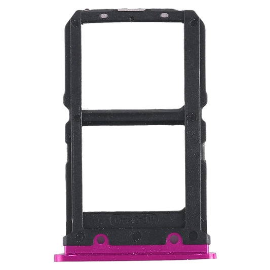 For Vivo X23 2 x SIM Card Tray (Rose Red) by buy2fix