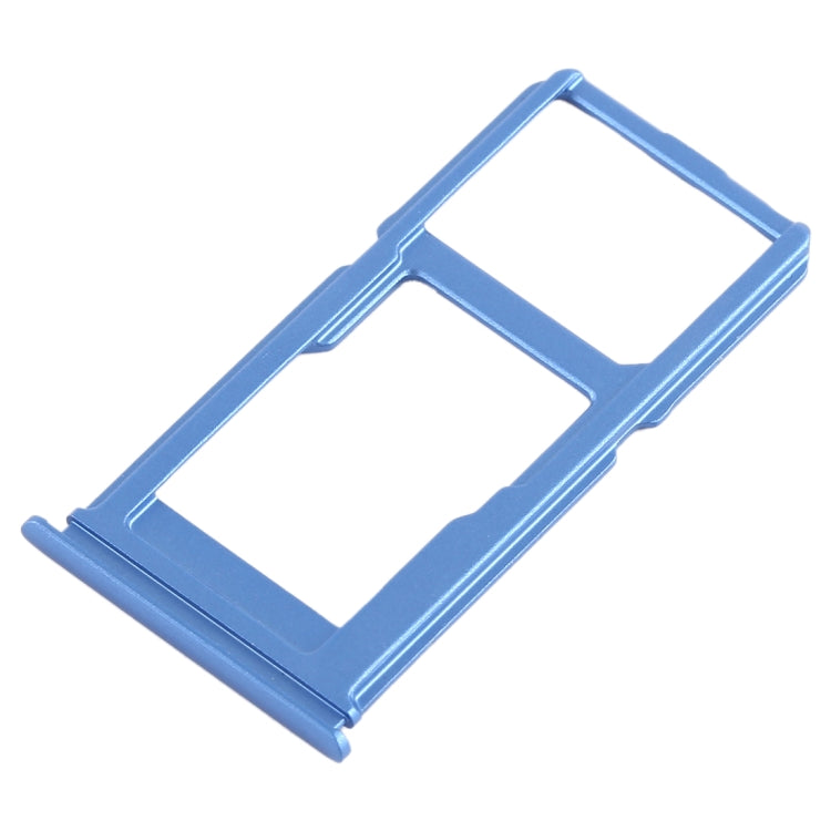 For Vivo X20 SIM Card Tray + SIM Card Tray / Micro SD Card Tray (Blue) - Card Tray by buy2fix | Online Shopping UK | buy2fix
