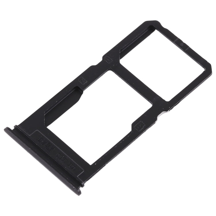 For Vivo X20 Plus SIM Card Tray + SIM Card Tray / Micro SD Card Tray (Black) - Card Tray by buy2fix | Online Shopping UK | buy2fix