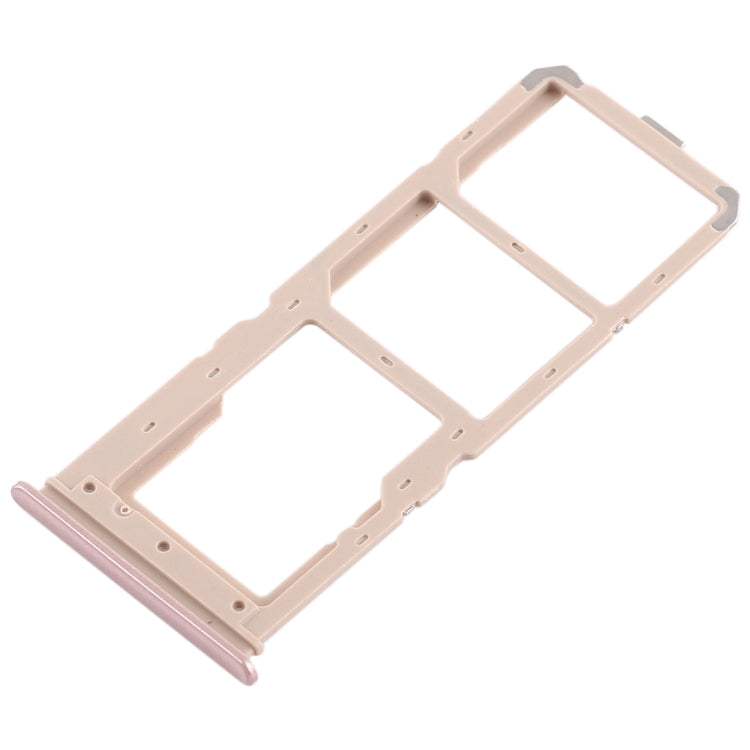 For Vivo Y71 2 x SIM Card Tray + Micro SD Card Tray (Rose Gold) - Card Tray by buy2fix | Online Shopping UK | buy2fix
