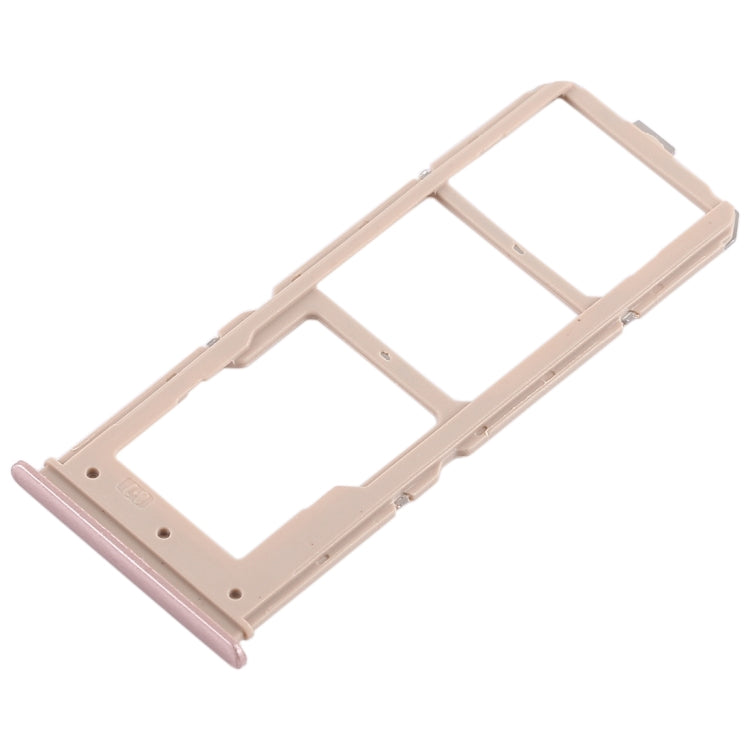 For Vivo Y71 2 x SIM Card Tray + Micro SD Card Tray (Rose Gold) - Card Tray by buy2fix | Online Shopping UK | buy2fix