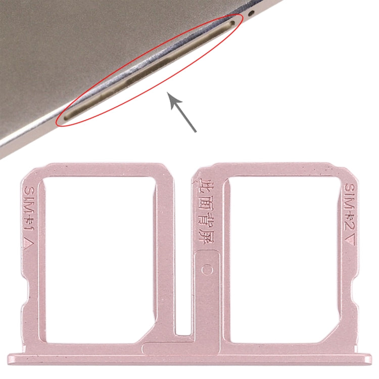 For Vivo Xplay5 2 x SIM Card Tray (Rose Gold) by buy2fix