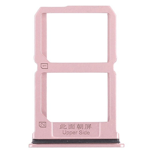 For Vivo X9s 2 x SIM Card Tray (Rose Gold) by buy2fix