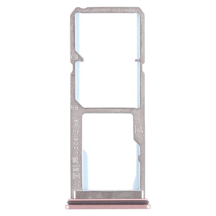 For Vivo Y69 2 x SIM Card Tray + Micro SD Card Tray (Rose Gold) - Card Tray by buy2fix | Online Shopping UK | buy2fix