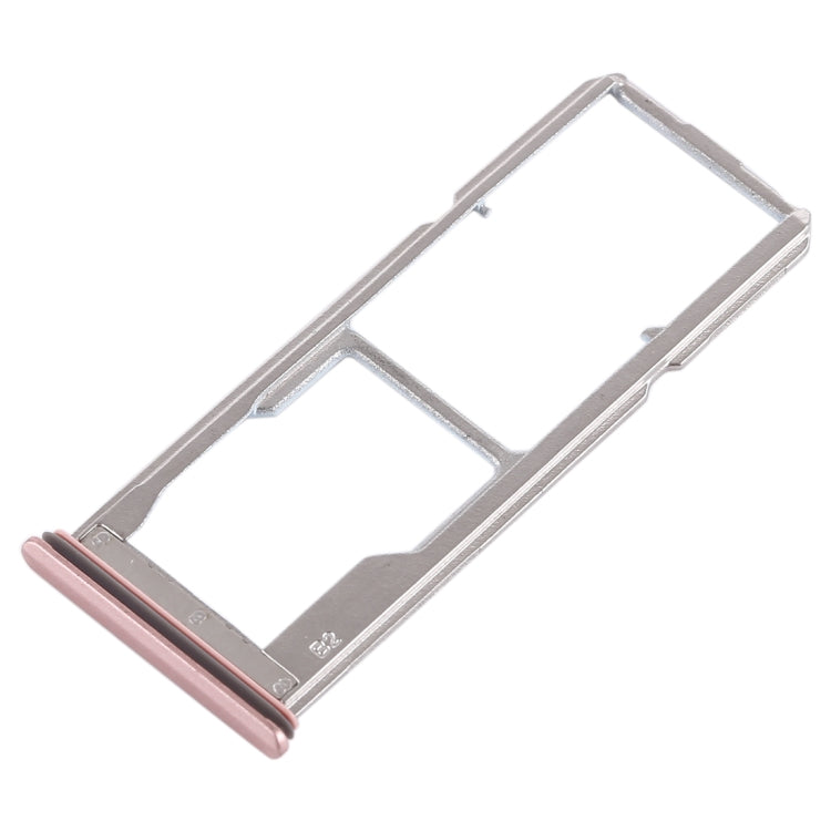 For Vivo Y69 2 x SIM Card Tray + Micro SD Card Tray (Rose Gold) - Card Tray by buy2fix | Online Shopping UK | buy2fix