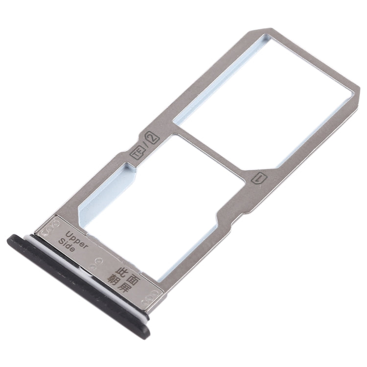 For Vivo Y67 SIM Card Tray + SIM Card Tray / Micro SD Card Tray (Black) - Card Tray by buy2fix | Online Shopping UK | buy2fix