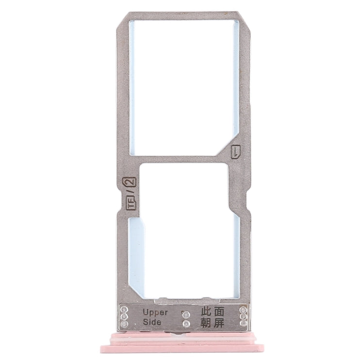 For Vivo Y67 SIM Card Tray + SIM Card Tray / Micro SD Card Tray (Rose Gold) - Card Tray by buy2fix | Online Shopping UK | buy2fix