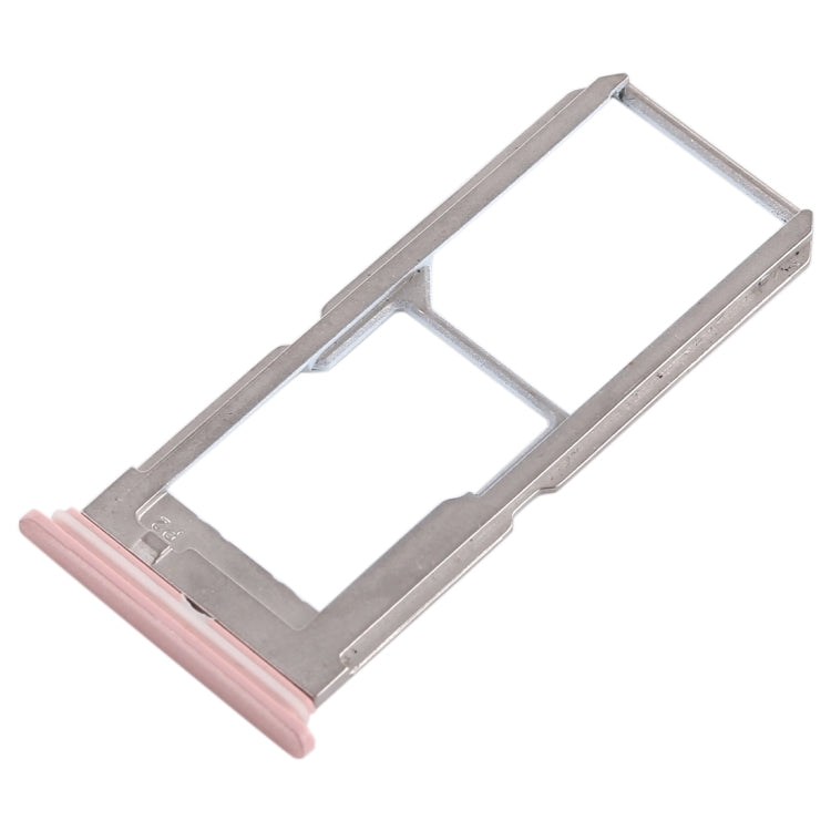 For Vivo Y67 SIM Card Tray + SIM Card Tray / Micro SD Card Tray (Rose Gold) - Card Tray by buy2fix | Online Shopping UK | buy2fix