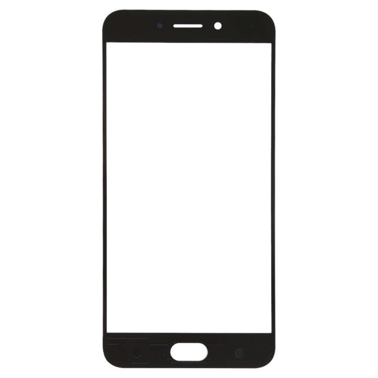 For OPPO A77 / A77T Front Screen Outer Glass Lens (Black) - Outer Glass Lens by buy2fix | Online Shopping UK | buy2fix