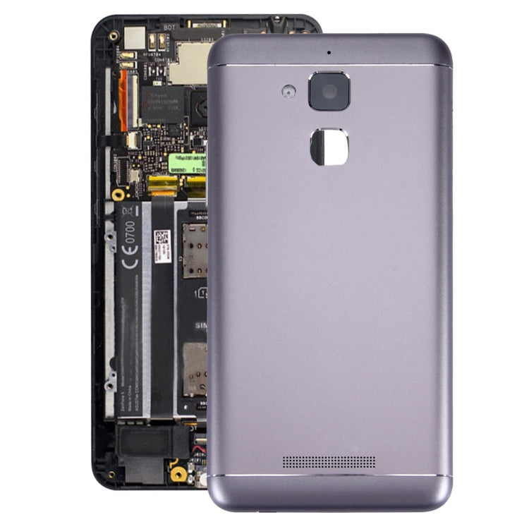 Aluminium Alloy Back Battery Cover for ASUS ZenFone 3 Max / ZC520TL(Black) - Back Cover by buy2fix | Online Shopping UK | buy2fix