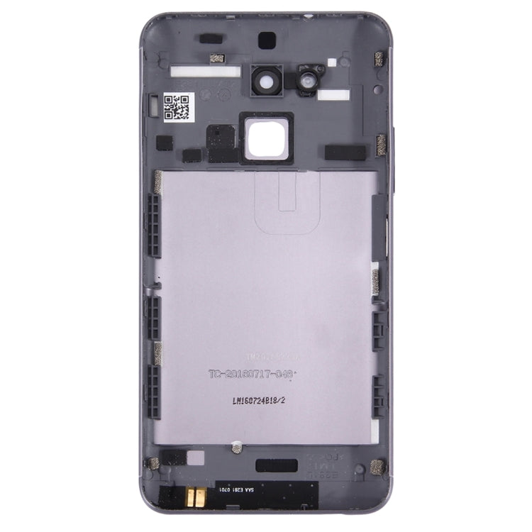 Aluminium Alloy Back Battery Cover for ASUS ZenFone 3 Max / ZC520TL(Black) - Back Cover by buy2fix | Online Shopping UK | buy2fix