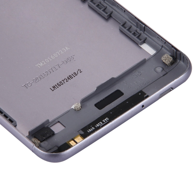 Aluminium Alloy Back Battery Cover for ASUS ZenFone 3 Max / ZC520TL(Black) - Back Cover by buy2fix | Online Shopping UK | buy2fix