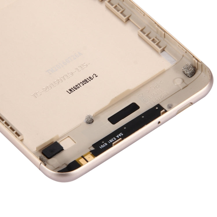 Aluminium Alloy Back Battery Cover for ASUS ZenFone 3 Max / ZC520TL(Gold) - Back Cover by buy2fix | Online Shopping UK | buy2fix
