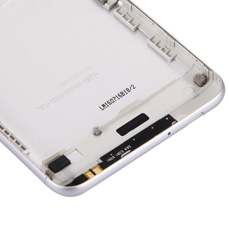 Aluminium Alloy Back Battery Cover for ASUS ZenFone 3 Max / ZC520TL(White) - Back Cover by buy2fix | Online Shopping UK | buy2fix