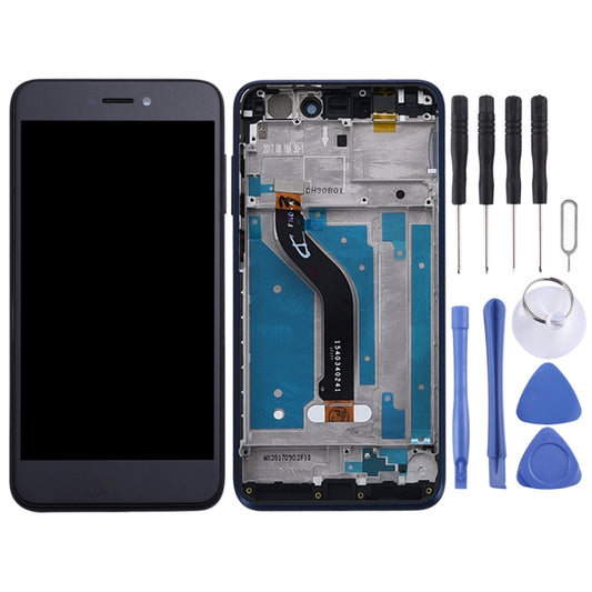 OEM LCD Screen for Huawei P8 Lite (2017) Digitizer Full Assembly with Frame (Black) by buy2fix