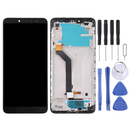 TFT LCD Screen for Xiaomi Redmi S2 / Y2 Digitizer Full Assembly with Frame(Black) by buy2fix