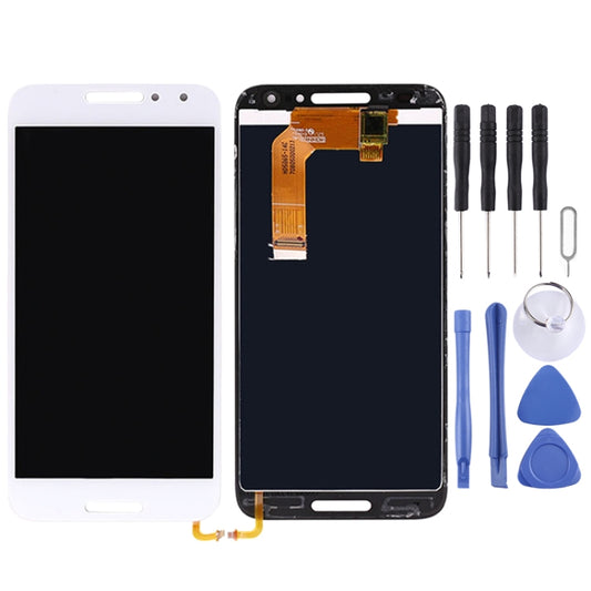 OEM LCD Screen for Alcatel A3 OT5046 5046D 5046X 5046Y with Digitizer Full Assembly (White) by buy2fix