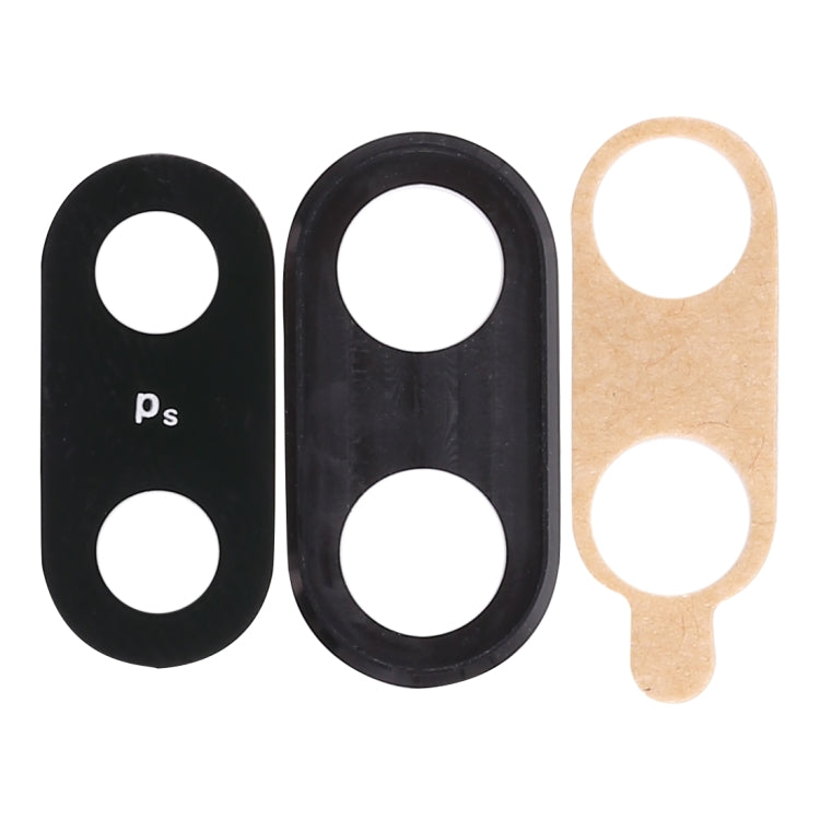 For Huawei Nova 3 10pcs Back Camera Bezel with Lens Cover & Adhesive (Black) - Camera by buy2fix | Online Shopping UK | buy2fix