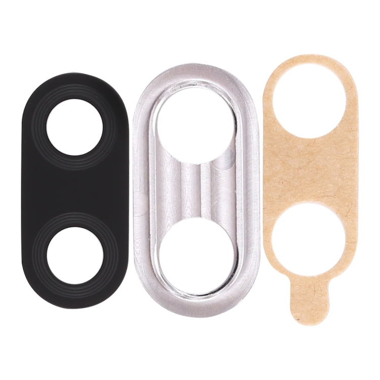 For Huawei Nova 3 10pcs Back Camera Bezel with Lens Cover & Adhesive (Black) - Camera by buy2fix | Online Shopping UK | buy2fix