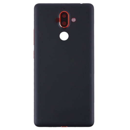 Back Cover with Back Camera Lens & Side Keys for Nokia 7 Plus by buy2fix
