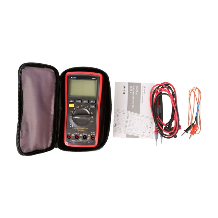 Kaisi K-9033 Digital Multimeter LCD Display Handheld Digital Multimeter for Mobile Phone Repair - Current & Voltage Tester by buy2fix | Online Shopping UK | buy2fix