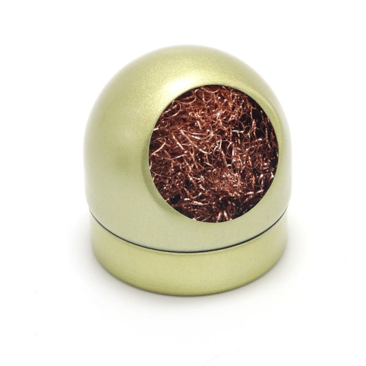 Kaisi Soldering Iron Nozzle Cleaning Ball Pure Copper Removing Tin Ball Seat(Yellow) by Kaisi