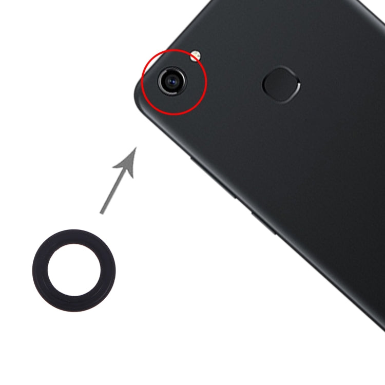 For Vivo Y73 10pcs Camera Lens Cover (Black) - Camera Parts by buy2fix | Online Shopping UK | buy2fix