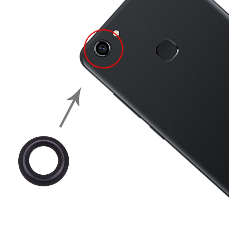 For Vivo Y75 10pcs Camera Lens Cover (Black) - Camera Parts by buy2fix | Online Shopping UK | buy2fix