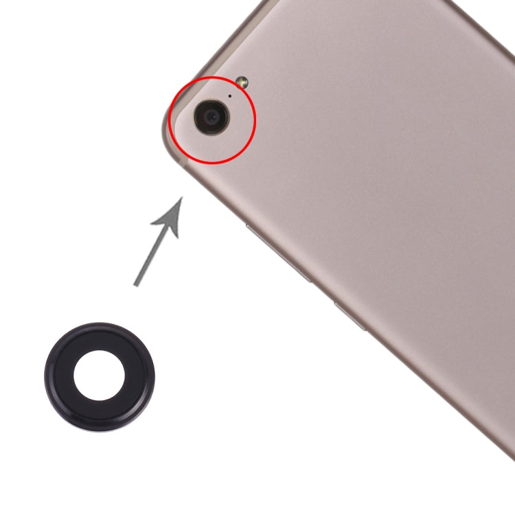 For Vivo X9 Plus Camera Lens Cover (Black) - Camera Parts by buy2fix | Online Shopping UK | buy2fix