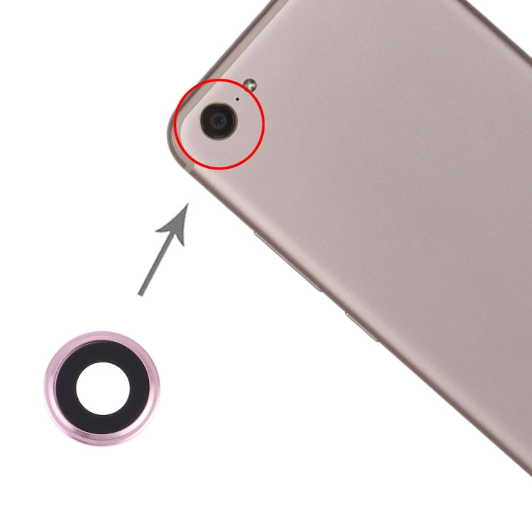 For Vivo X9 Plus Camera Lens Cover (Pink) - Camera Parts by buy2fix | Online Shopping UK | buy2fix