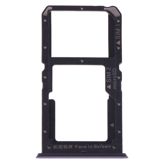 For OPPO A9 SIM Card Tray + SIM Card / Micro SD Card (Blue) - Card Tray by buy2fix | Online Shopping UK | buy2fix
